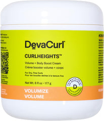 DevaCurl CurlHeights: bote vertido, facilita la aplicación para obtener volumen inicial.