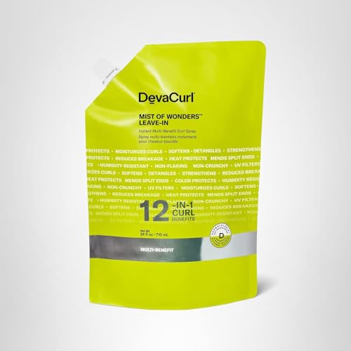 Devacurl Mist of Wonders: envase de recambio que reduce residuos en cuidado capilar.