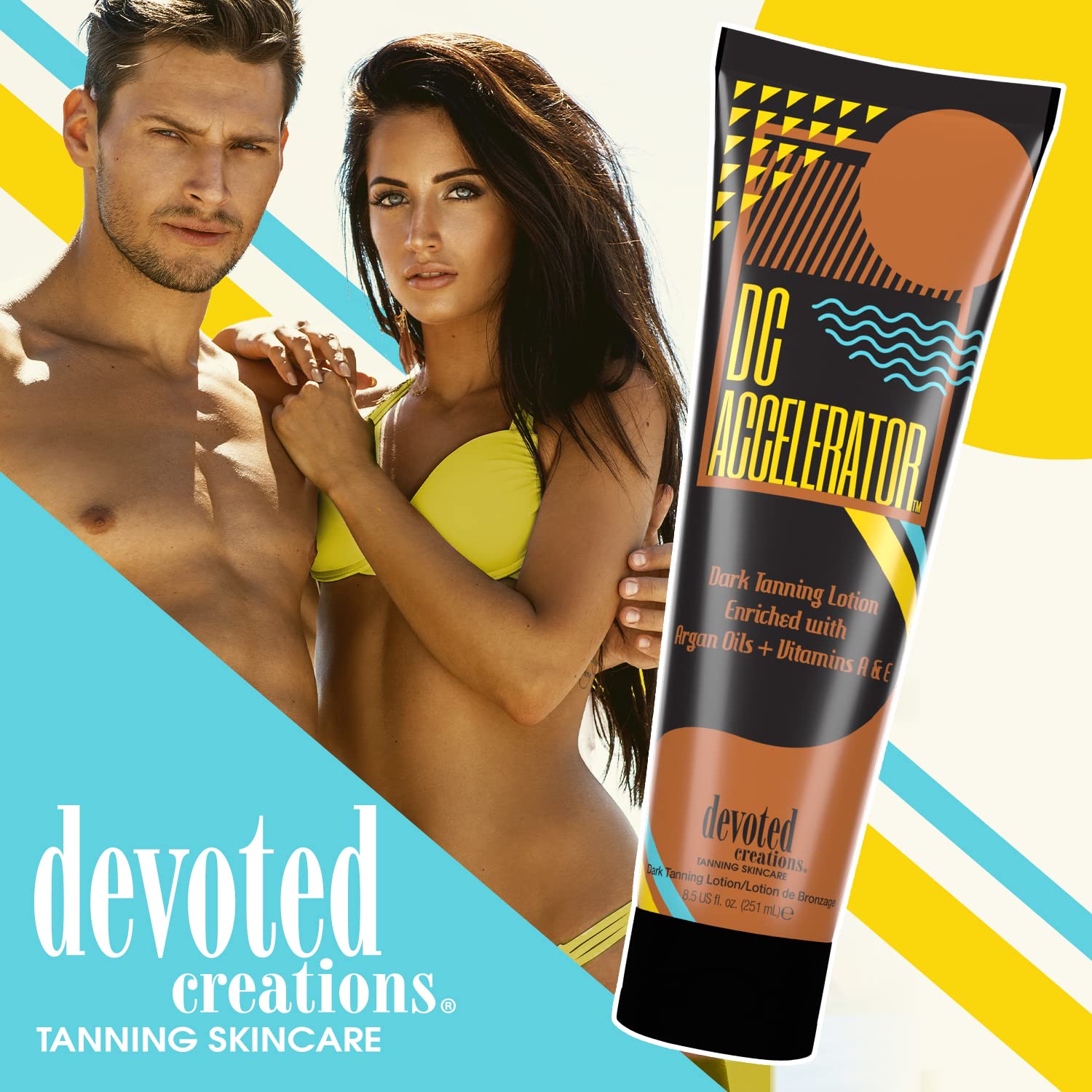 Complejo potenciador bronce, DC Accelerator, mejora la penetración UV para un bronceado profundo