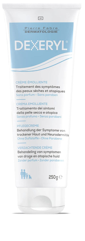 DEXERYL crema 250 g envase, hidratación suave para la piel