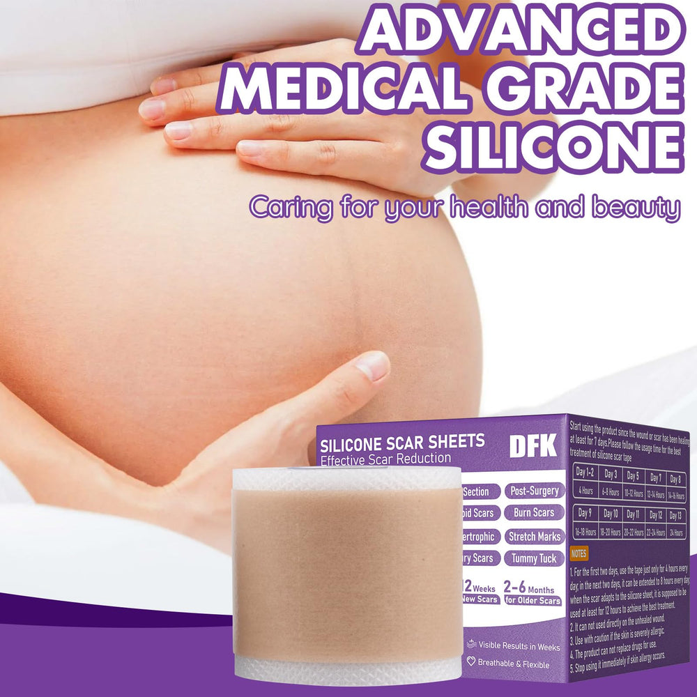 DfK tiras silicona cicatriz quemadura: protege y favorece hidratación durante la curación.