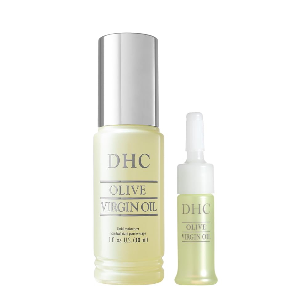 DHC Aceite Virgen de Oliva en botella, hidratación suave para la piel.