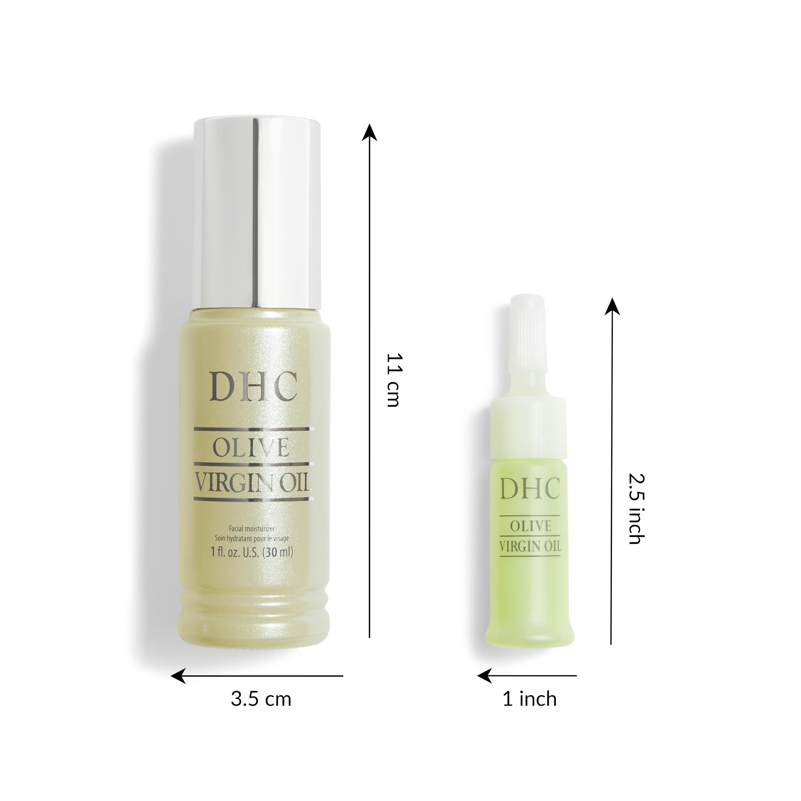 DHC Aceite Virgen de Oliva en puntas para control de encrespamiento.