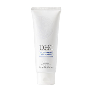 DHC limpiador facial espuma suave en tubo para lavado delicado.