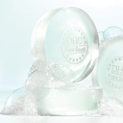 DHC Pure Soap: ingredientes de oliva y aloe para hidratación ligera