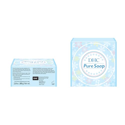 DHC Pure Soap: aplicación en palma para masajear la cara