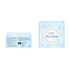 DHC Pure Soap: aplicación en palma para masajear la cara