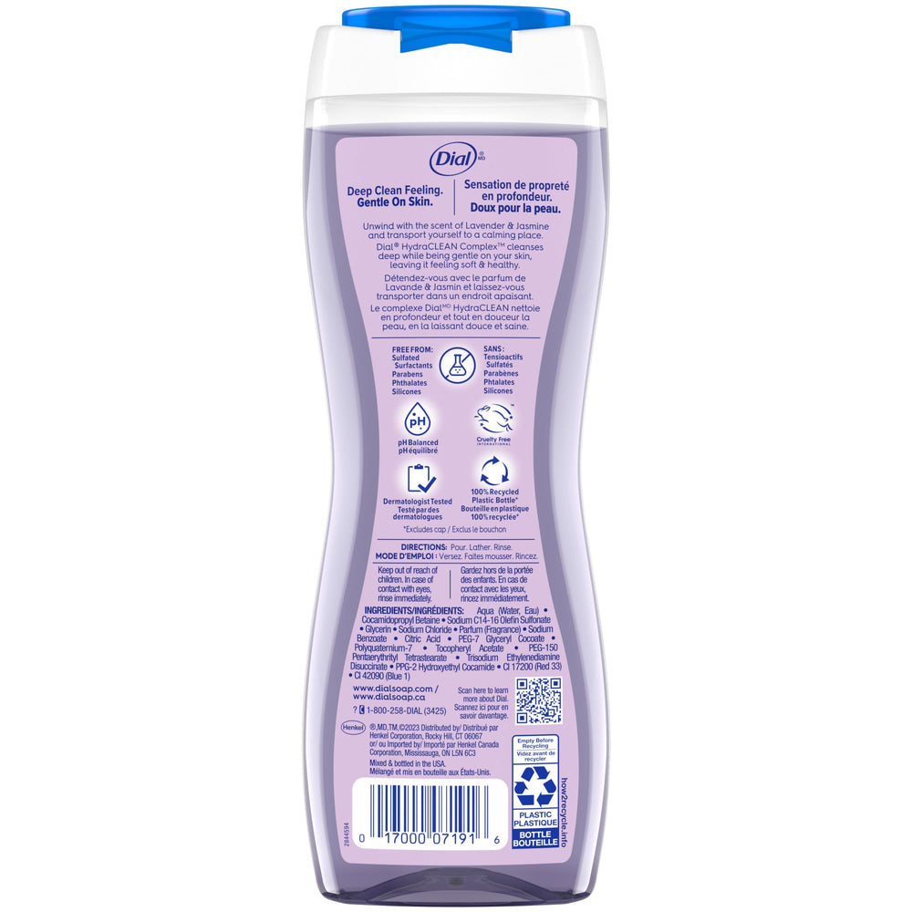 Fragancia Lavanda Jazmín de Dial, aroma calmante para tu rutina.