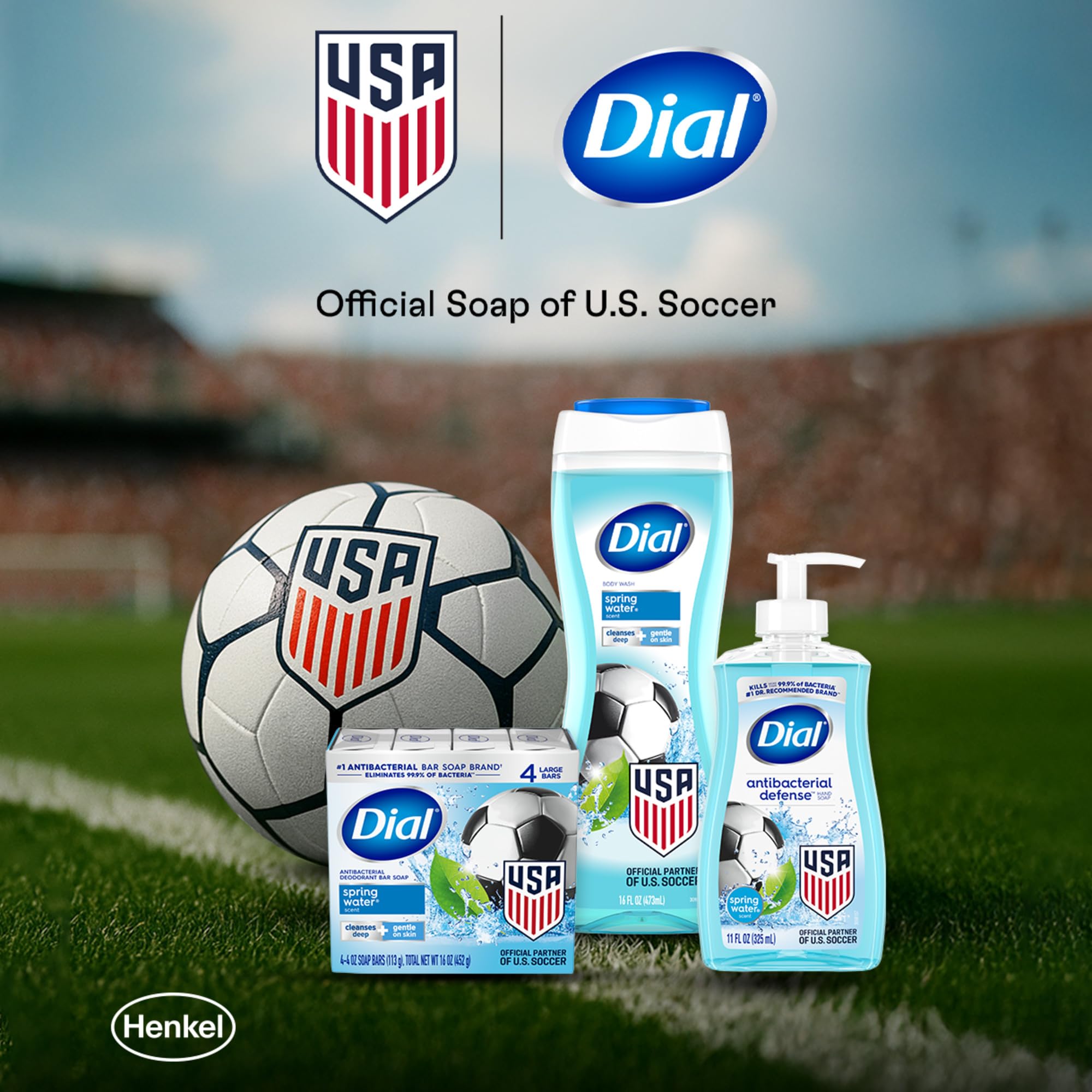 Dial Gold crisp gold fragrance icon suggesting a refreshing shower experience.