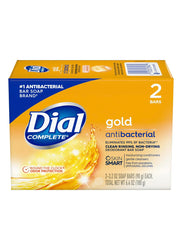 Dial Gold jabon antibacteriano desodorante, paquete de 2, protección diaria