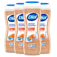 Dial jabon corporal mima seda y bayas del mar: ducha suave y lujosa.