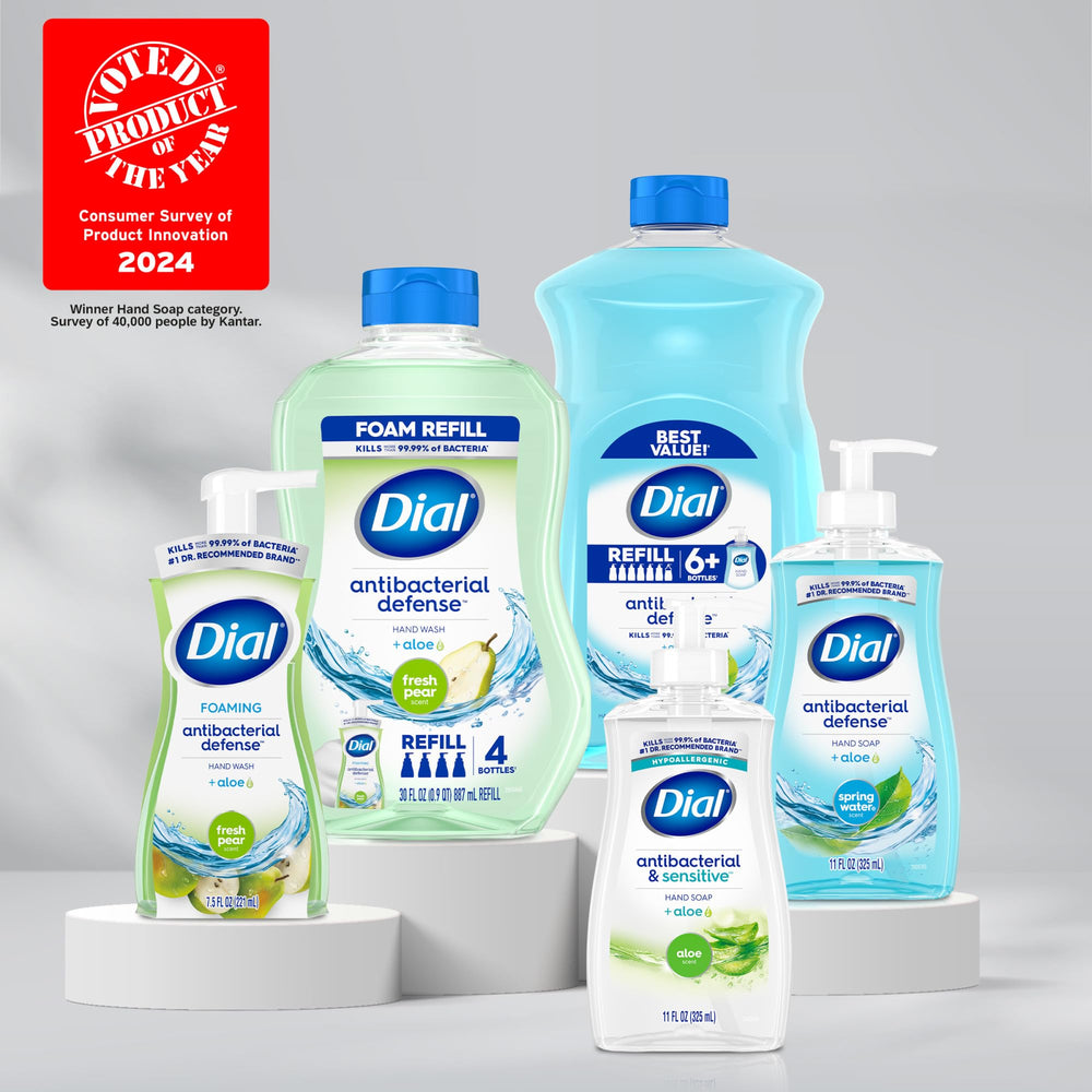 Dial Jabon dermatológicamente probado y cruelty-free, ideal para piel sensible