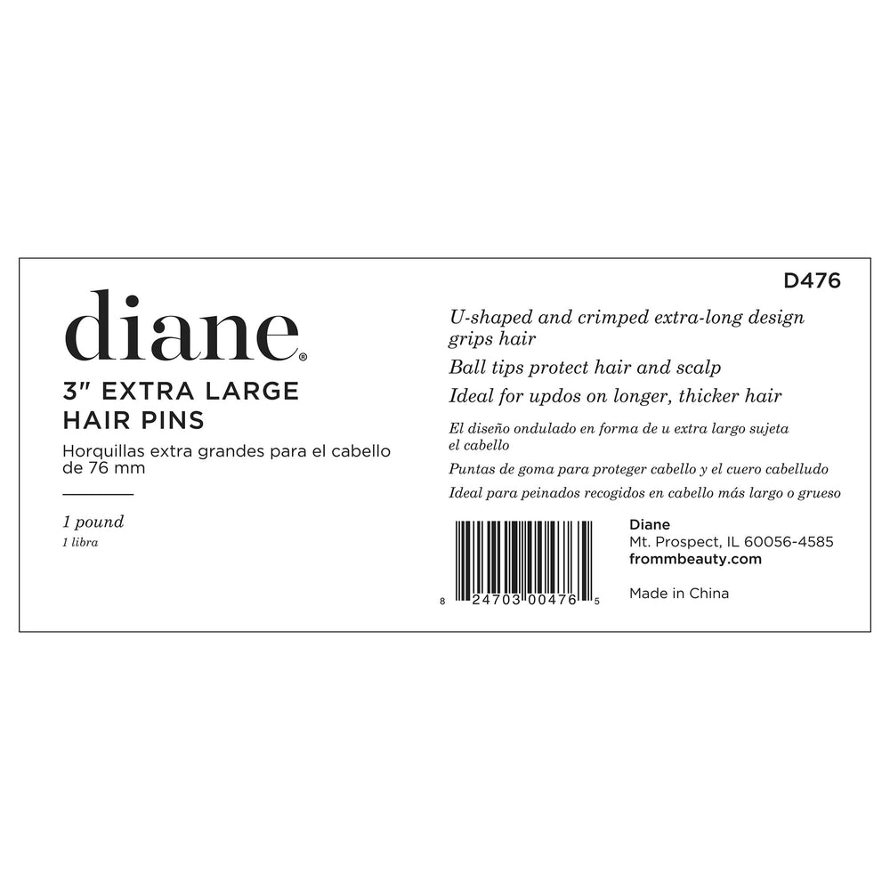 Diane horquillas paquete 1 lb perfecto para reemplazos en casa o salón