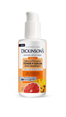 Dickinson's tonico iluminador con pomelo en botella para piel radiante.