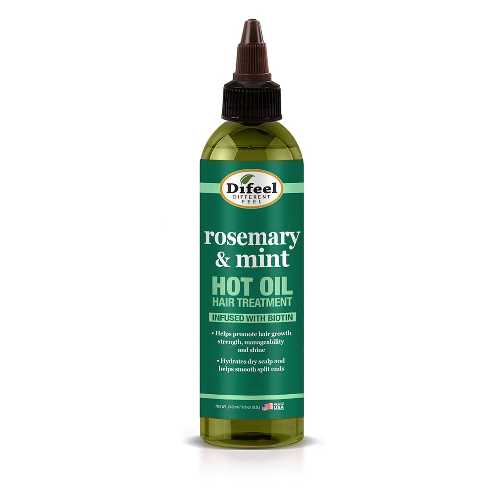Difeel Aceite Caliente con Romero para fortalecer el cabello.