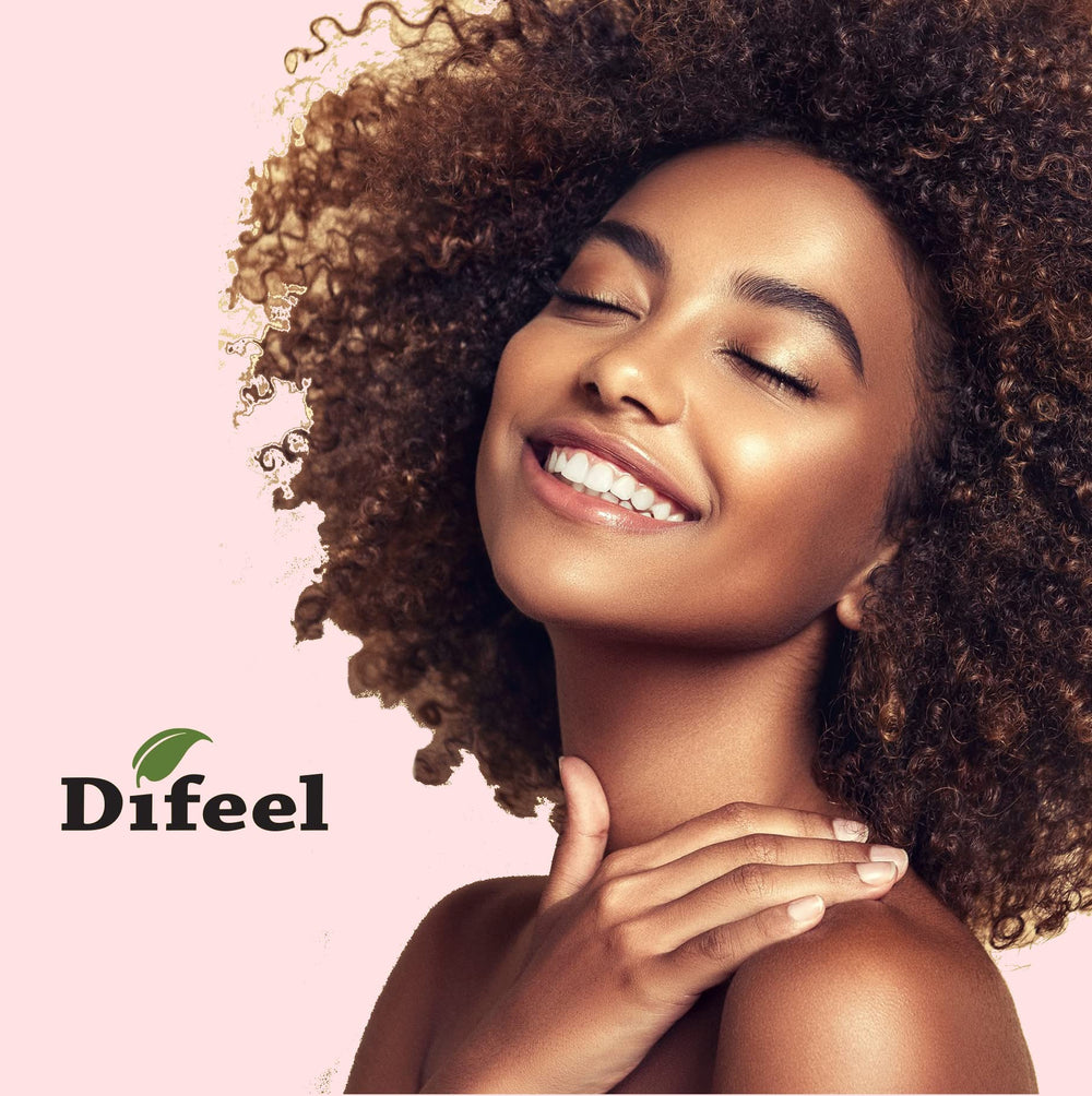 Difeel Aceite de Jojoba con cuentagotas facilita la aplicación sin residuos.