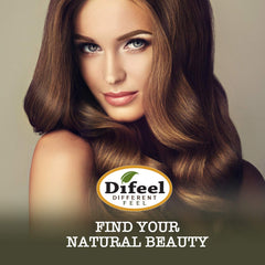 Aplicación suave de Difeel Aceite de Oliva en el cabello