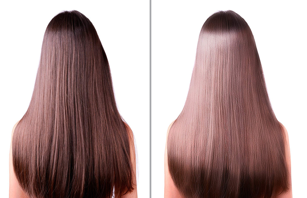 Difeel Aplicación Cabello masaje suave para cobertura uniforme.