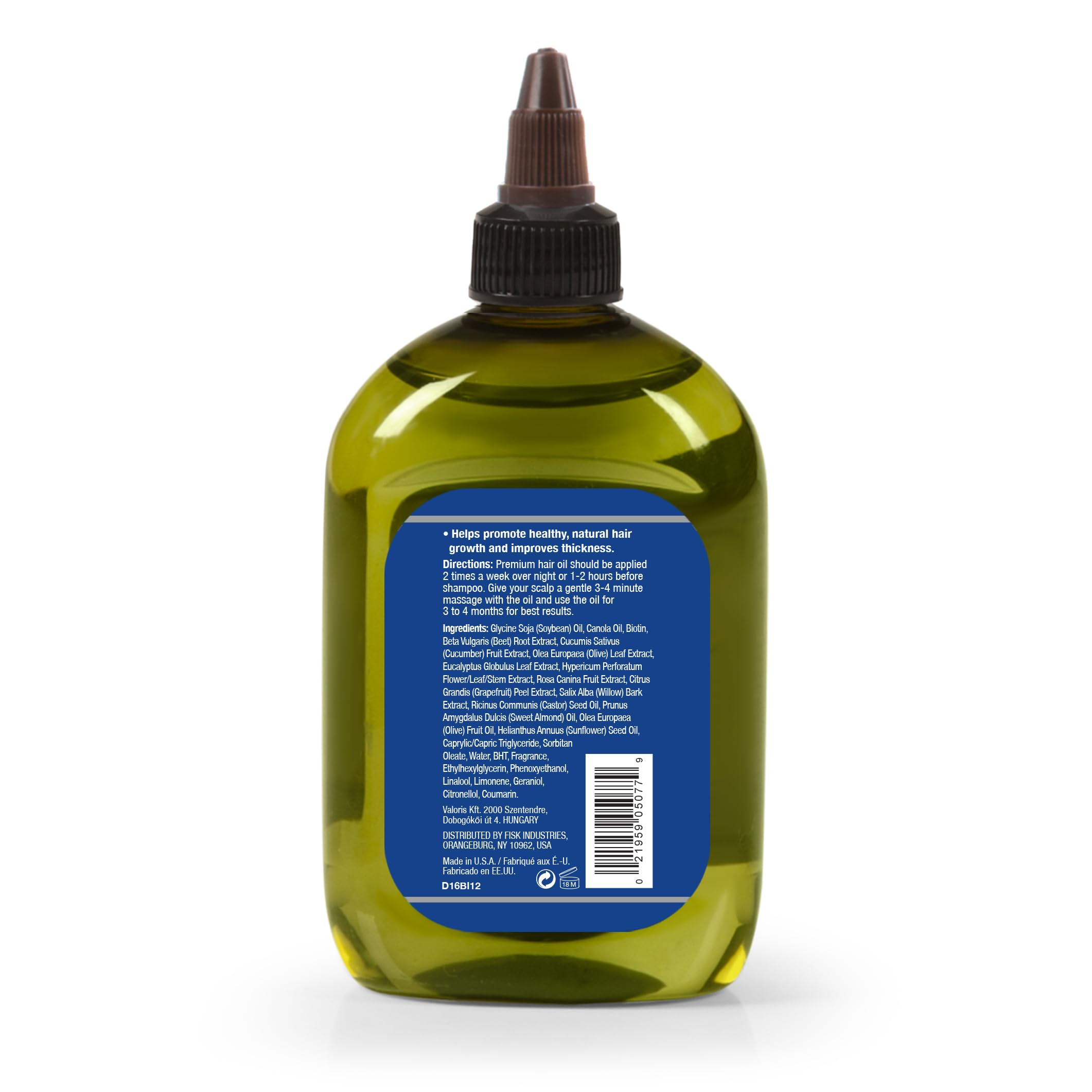 Textura ligera de Difeel Biotin Premium Hair Oil para uso diario.
