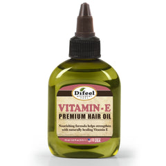 Difeel Vitamina E: aceite capilar en botella para nutrición diaria.