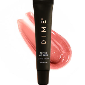 DIME Beauty Bálsamo labial Desert Rose, tono teñido suave para labios hidratados.