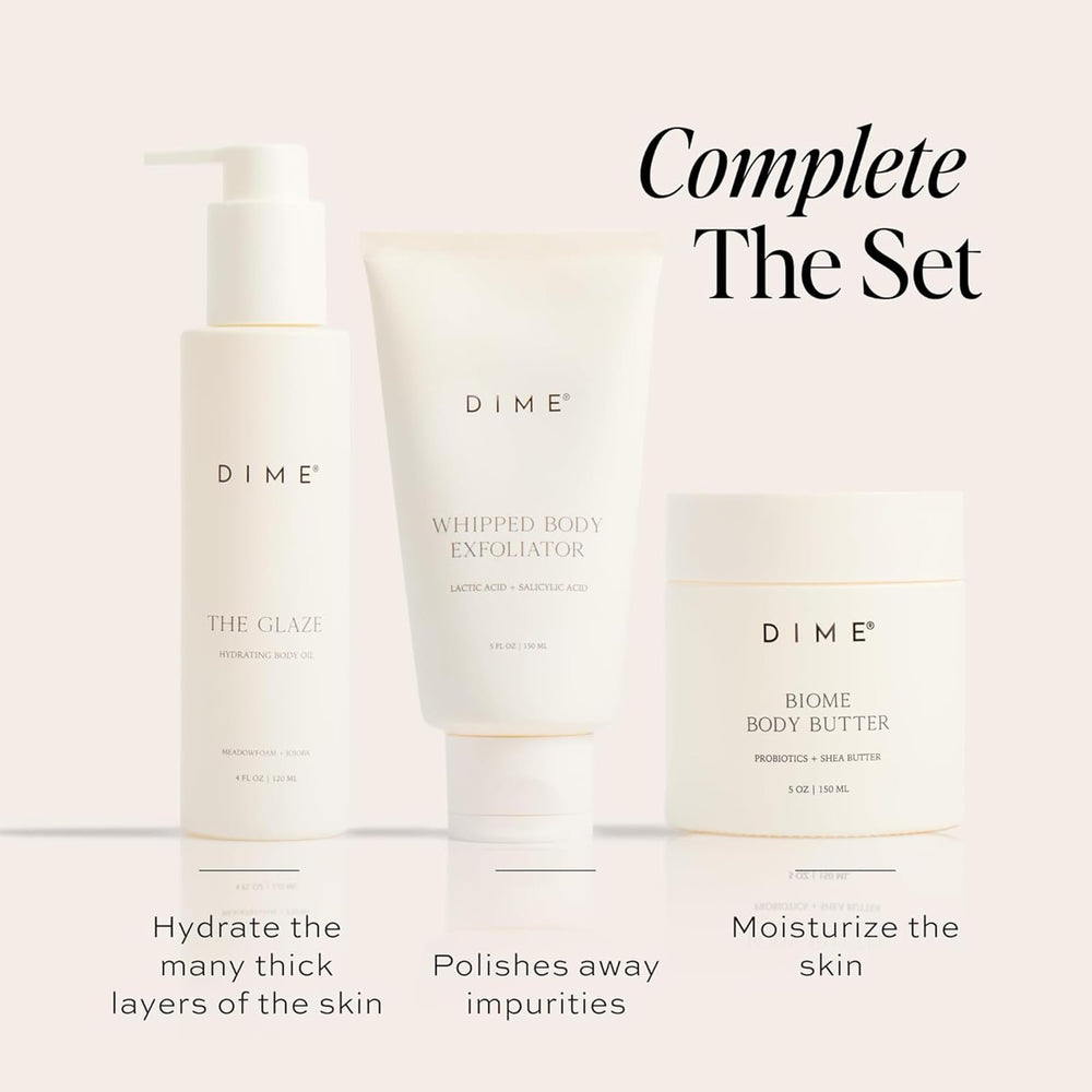 Textura espesa no grasa de DIME Biome Body Butter