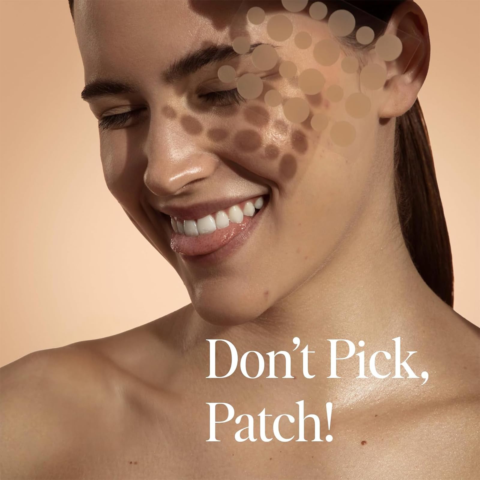 Parche de DIME para uso nocturno, tratamiento focal de imperfecciones