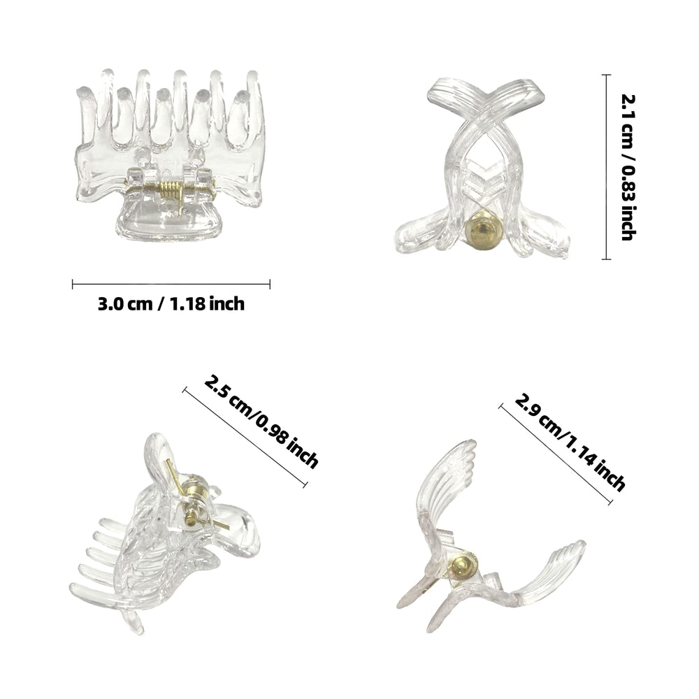 Dimuge clip mini con resorte fuerte para fijar mechones con comodidad.