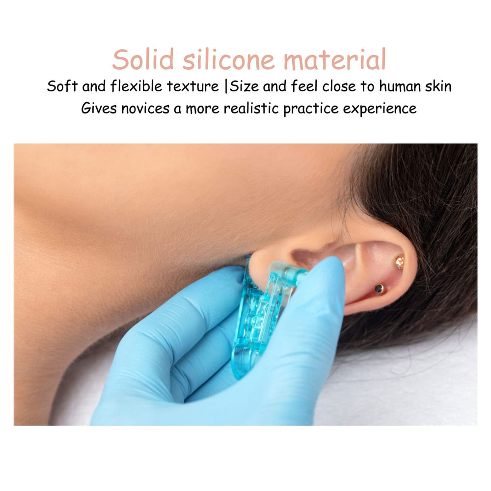 Dioche silicona suave, oreja modelo reutilizable para sesiones de práctica