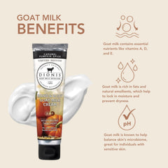 Crema Dionis de leche de cabra con textura sedosa para manos