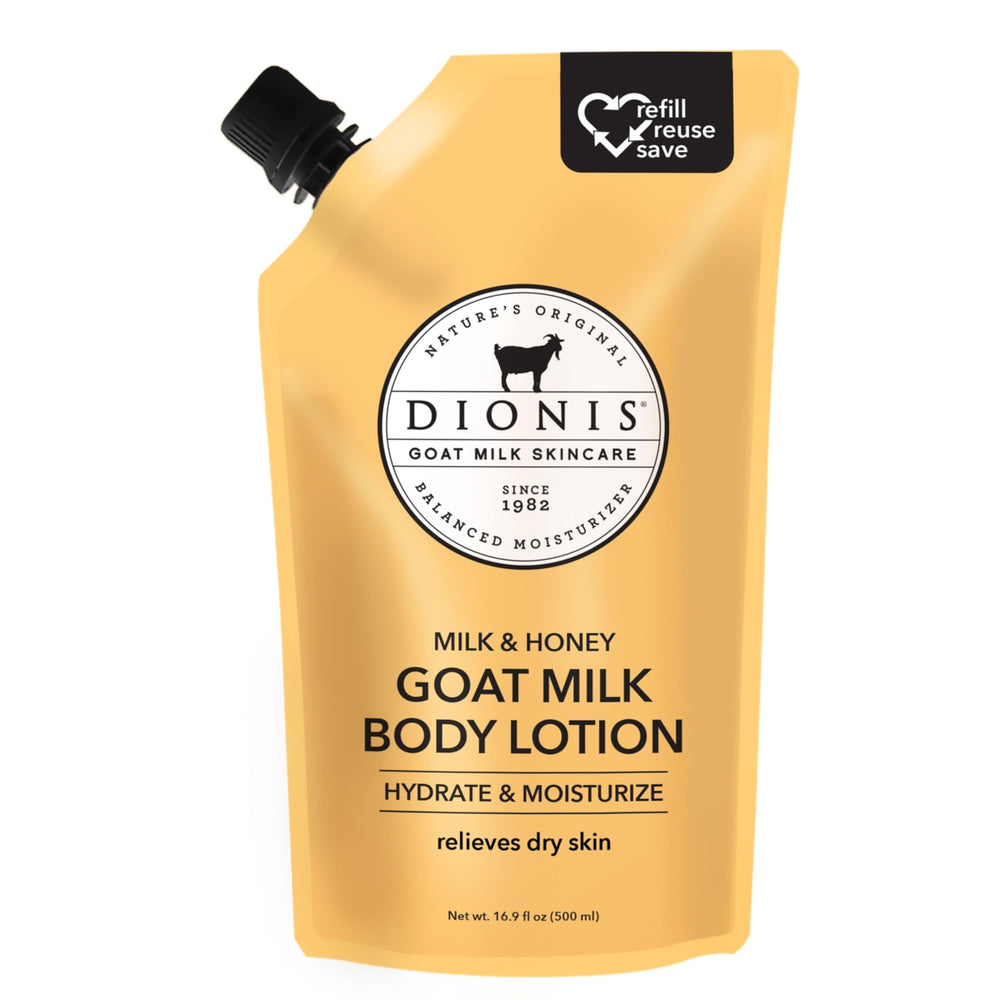 Dionis leche de cabra miel refil 16.9 oz para hidratación prolongada