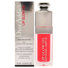 Dior Addict Lip Glow Oil en cereza ofrece brillo natural y color suave