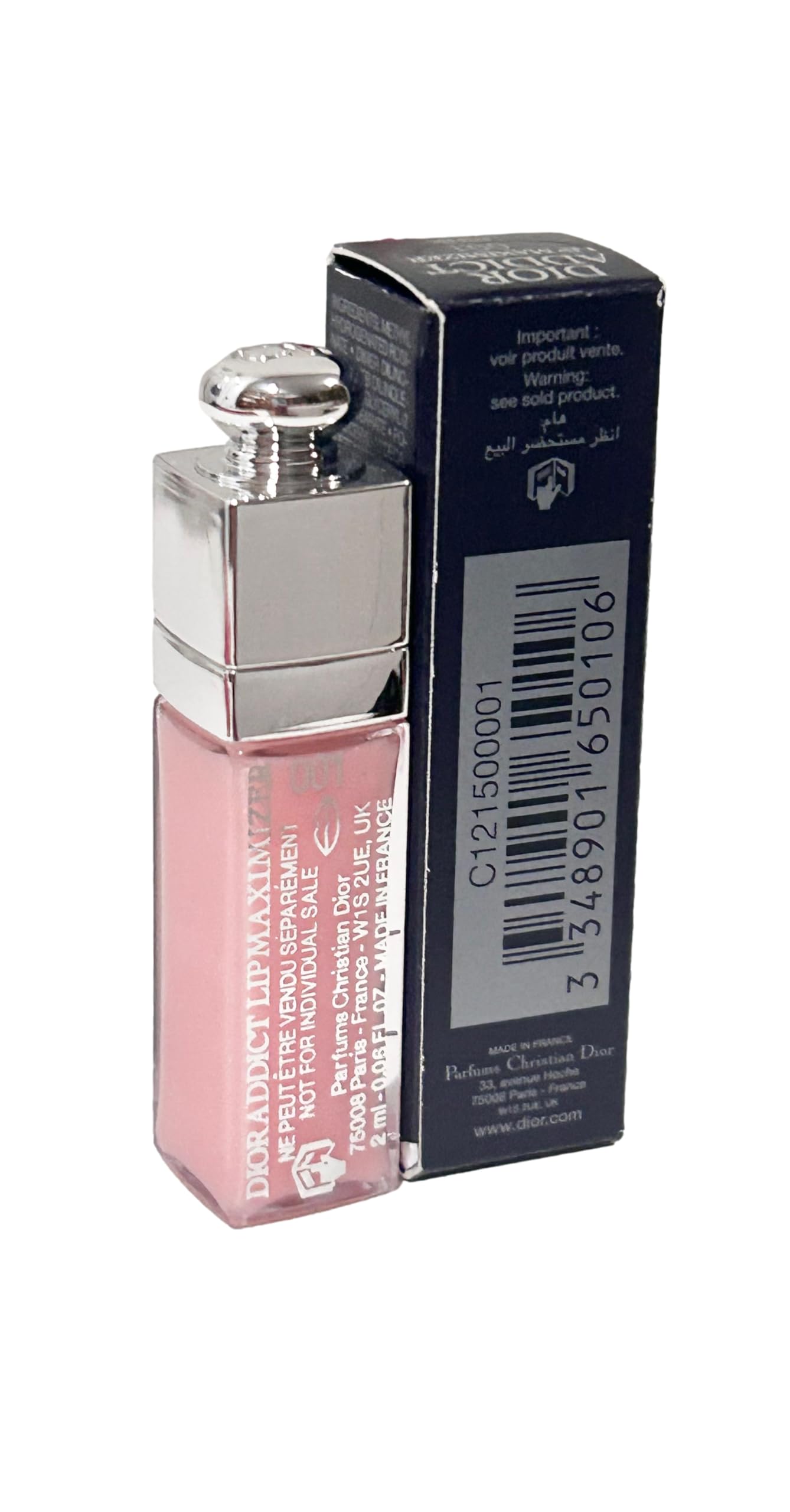 Dior Addict Lip Maximizer primer plano con brillo que aporta luminosidad