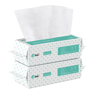 Toallas faciales Ditoi desechables suaves y gruesas para desmaquillar con comodidad