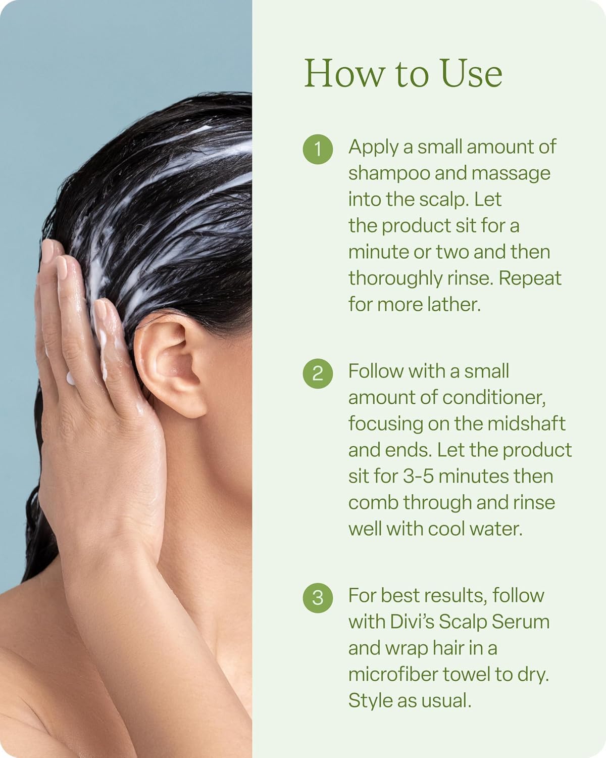 Divi volumen cabello fino: efecto levantado y natural.