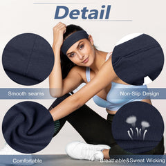 DiyJibb Bandas para cabello, colores variados para combinar con cualquier atuendo de entrenamiento.