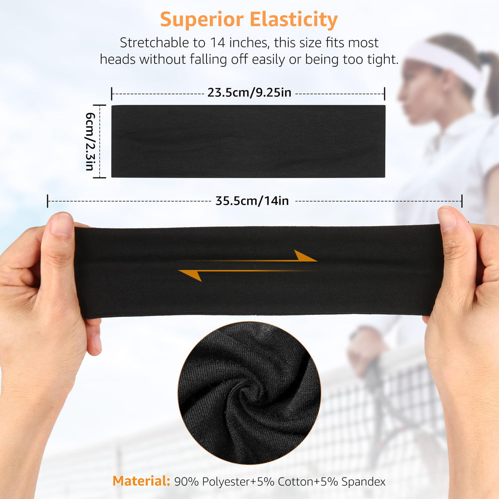 DiyJibb diadema blanca para mujer suave y transpirable durante yoga y running