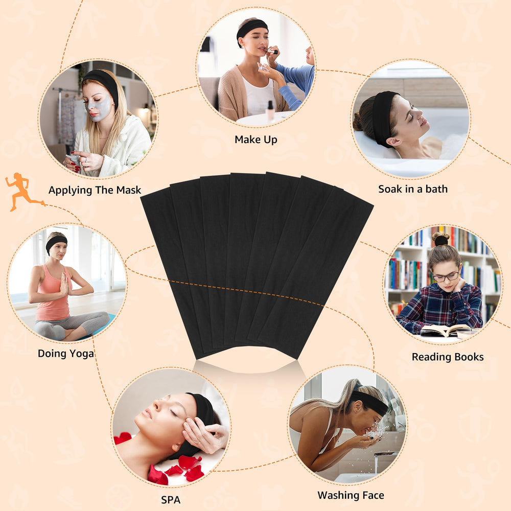 DiyJibb diadema floral para mujer colorido y práctico para fitness diario