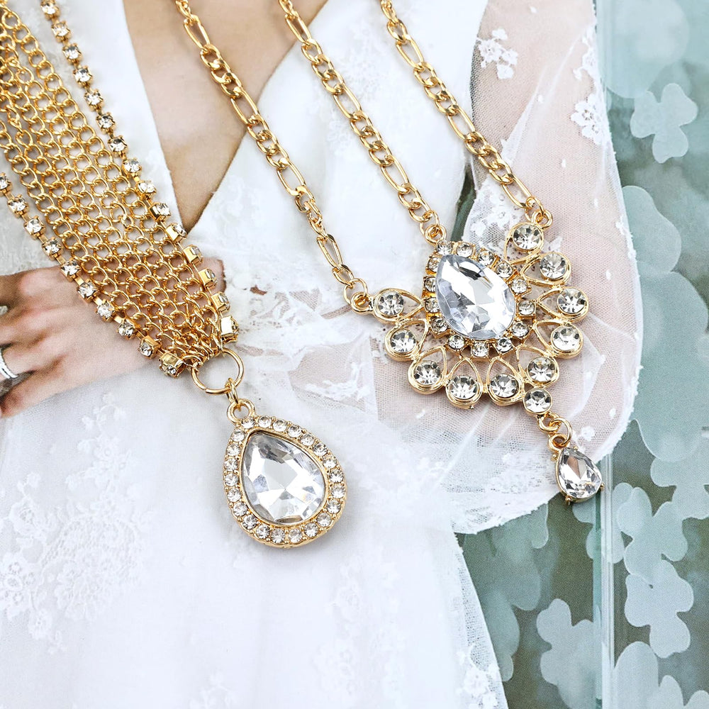 Diadema Dizila dorada para bodas y eventos, brillo suave