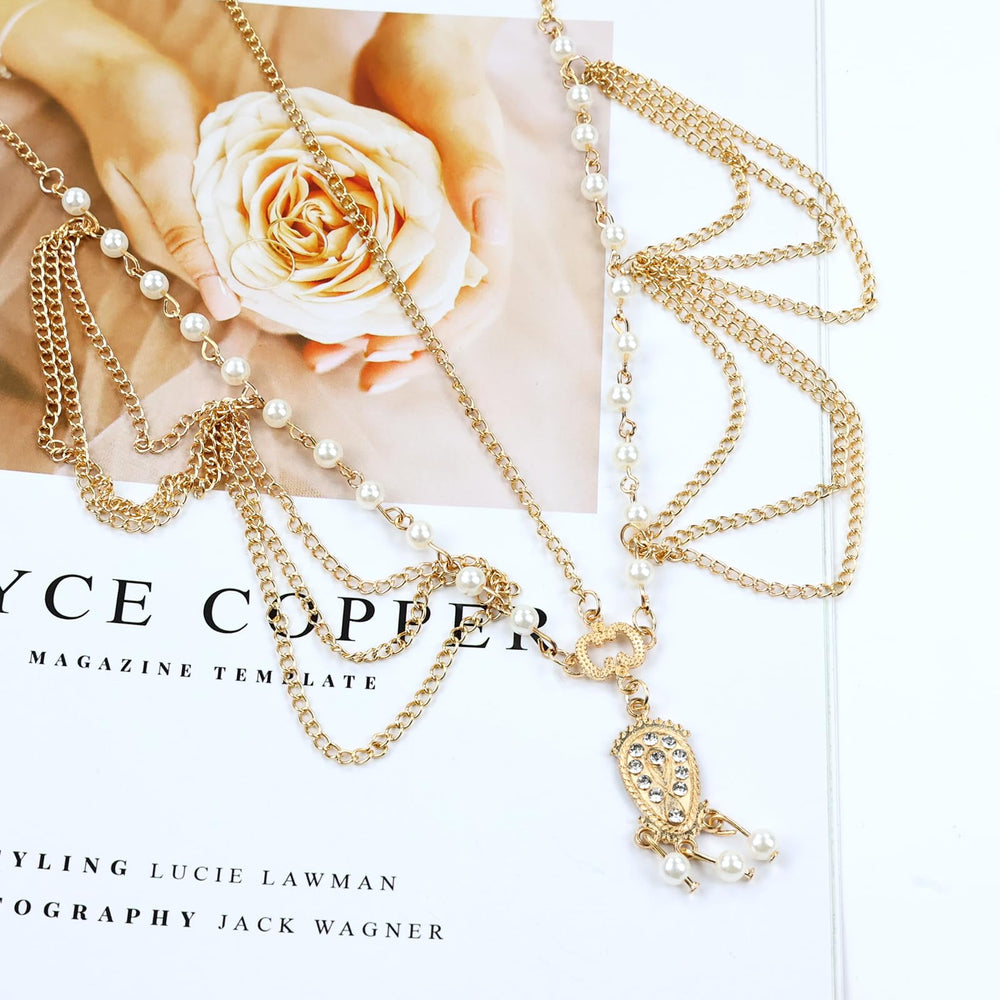 Diadema Dizila oro accesorio versátil para festivales