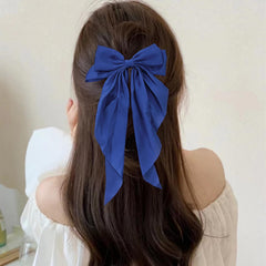Accesorio de pelo Dladhict lazo azul royal para estilos festivos.