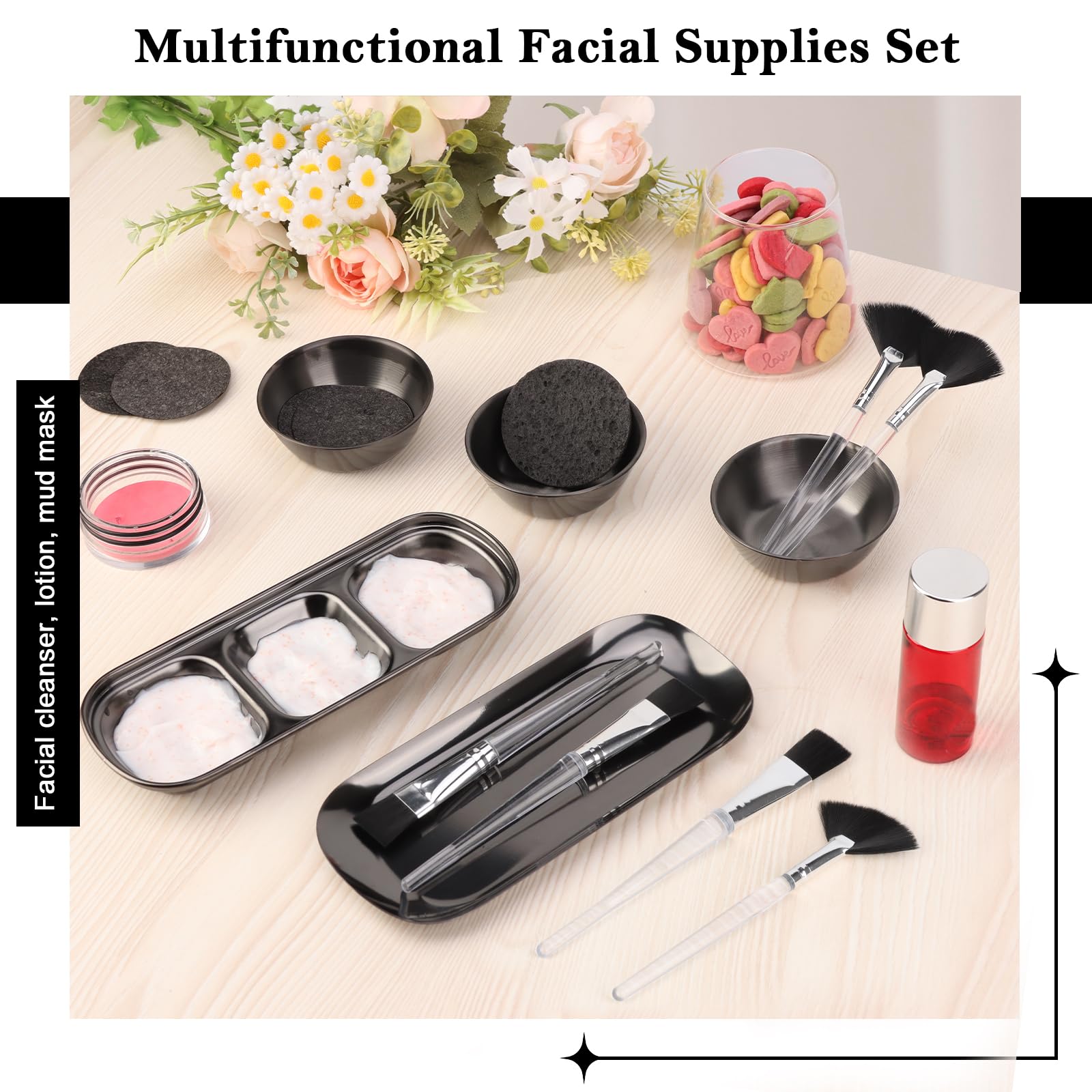 DLUGOPIS esponjas faciales redondas comprimidas para absorción de sueros