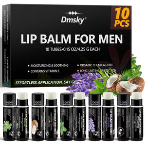 Bálsamo labial Dmsky sabor menta, hidratación suave para labios