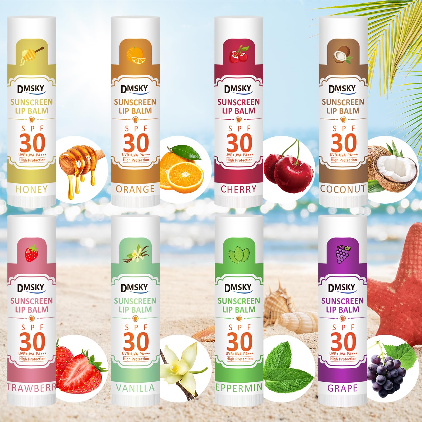 Pack bulk de 16 tubos DMSKY SPF30, ideal para viajes