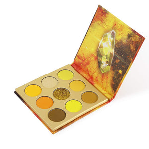 docolor: paleta de sombras amarillas con 9 colores para looks versátiles