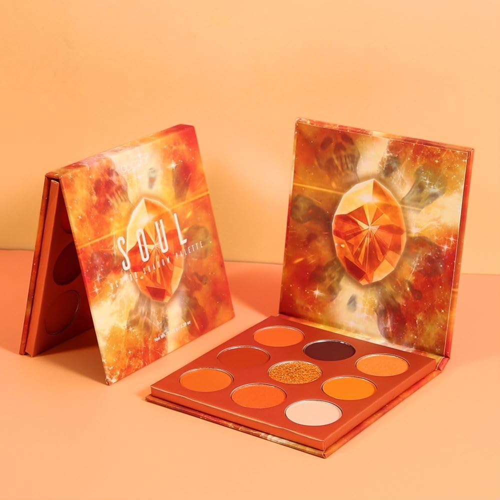 docolor paleta naranja: brillos metalizados para acentos luminosos