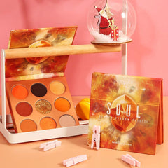 docolor paleta naranja: muestras de sombras para degradados suaves
