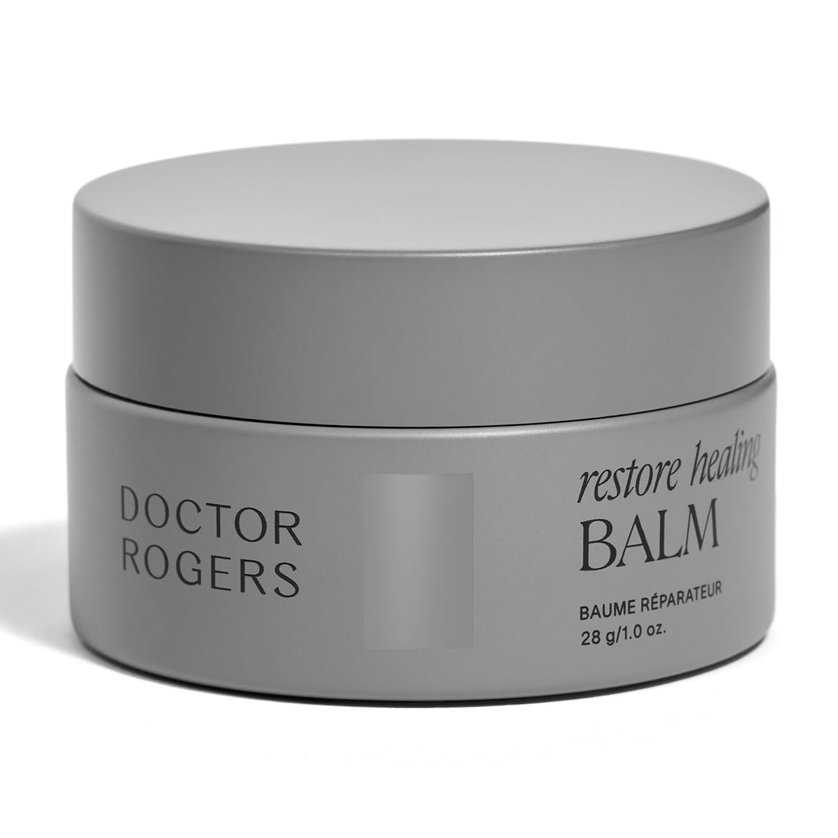 Bálsamo curativo Doctor Rogers Restore en envase 28 g para uso diario.
