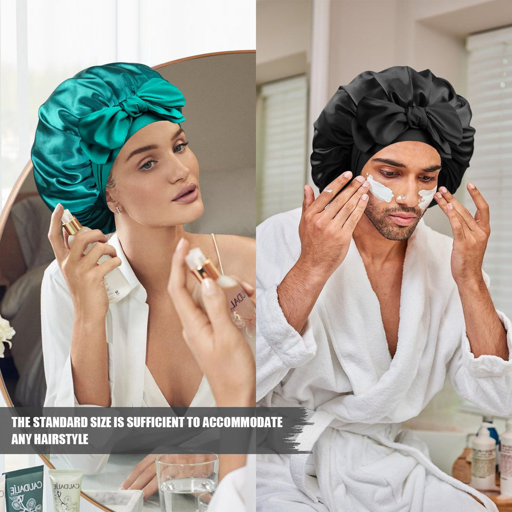 Doitory bonete de seda ideal para cabello rizado y natural.