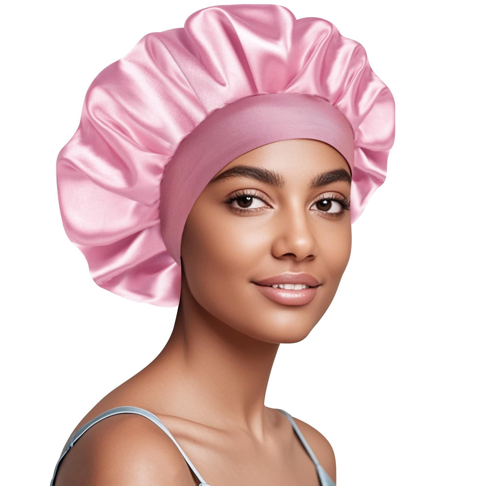 Gorro Doitory de satén para dormir que protege el cabello de la fricción nocturna.